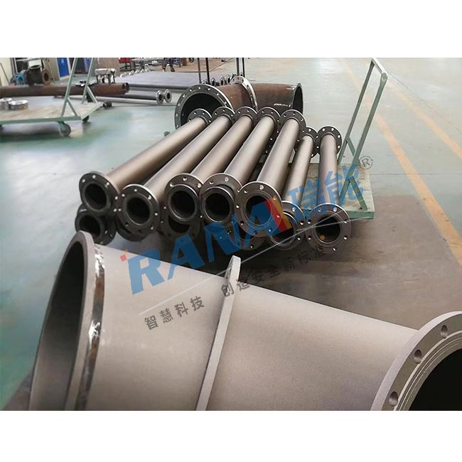 Factory Directly Supply Hot Sale Steel Lined PTFE/PFA/ETFE/ECTFE Straight Pipe For Chemical Solvent