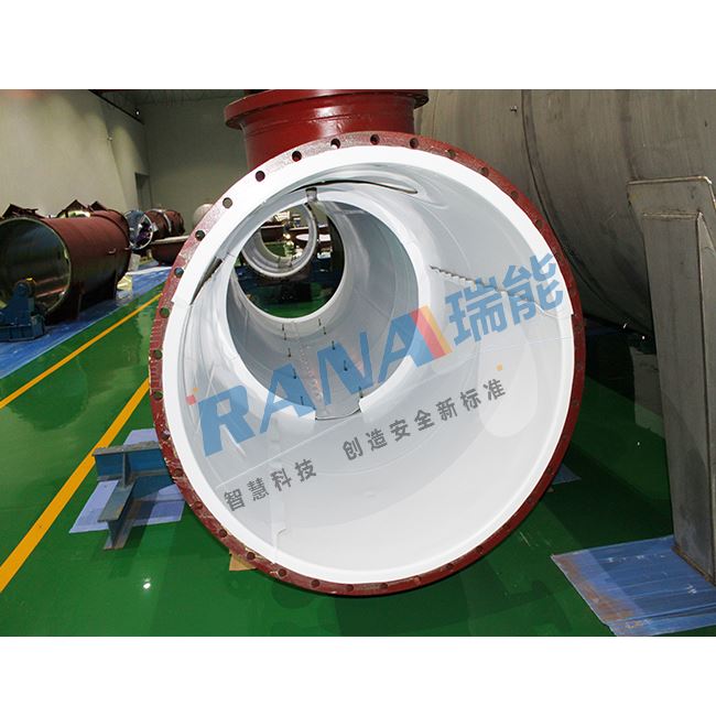 Steel Lining PTFE/PFA/ETFE/ECTFE Anticorrosion Equipment Tower Sections For Chemical Gas Scrubber